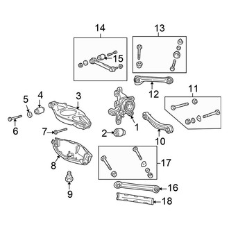 Chrysler OE - Rear Suspension - Suspension Components