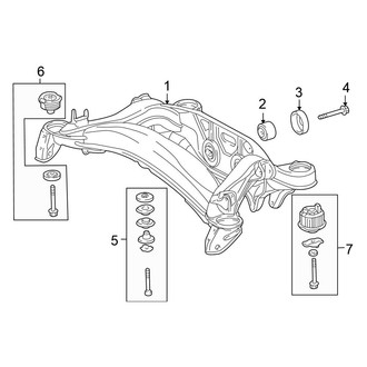 Chrysler OE - Rear Suspension - Suspension Mounting