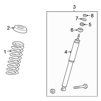 Chrysler OE - Rear Suspension - Shocks & Components (Base)