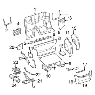 Chrysler OE - Rear Body & Floor - Interior Trim