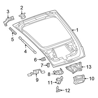 Chrysler OE - Lift Gate - Gate & Hardware (Coupe)