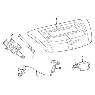Chrysler OE - Trunk Lid - Lid & Components (Convertible)