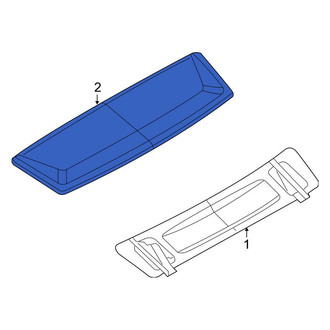 Chrysler OE - Rear Outer Spoiler