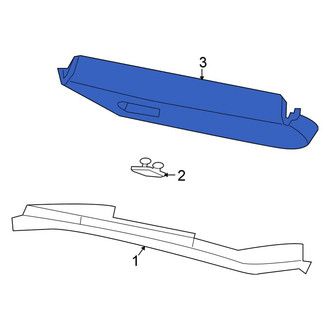 Chrysler OE - Rear Lower Liftgate Trim Cover
