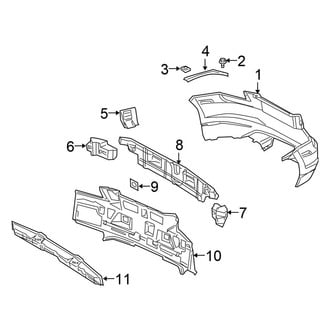 Chrysler OE - Rear Bumper - Bumper & Components