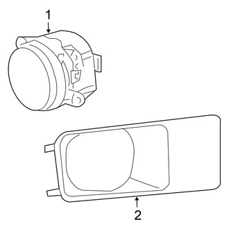 Chrysler OE - Front Lamps - Fog Lamps