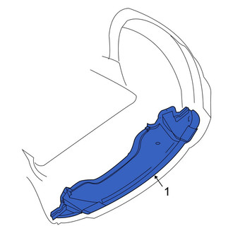 Chrysler OE - Front Radiator Support Splash Shield
