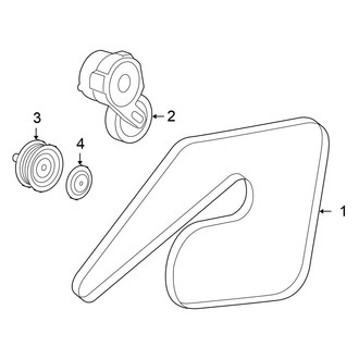 Chrysler OE - Cooling - Belts & Pulleys (2.7L)