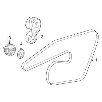 Chrysler OE - Cooling - Belts & Pulleys (Limited / Touring)