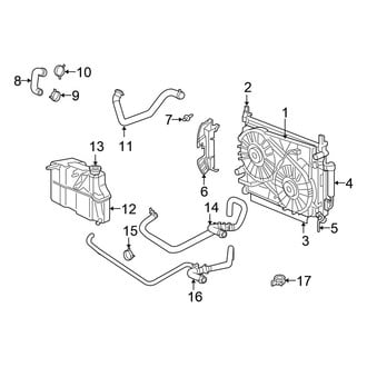 Chrysler OE - Cooling - Radiator & Components