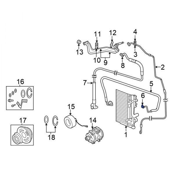 A/C Line O-Ring