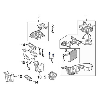 Chrysler OE - HVAC Unit Case Screw