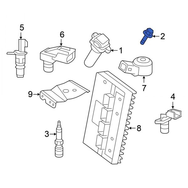 Ignition Coil Bolt