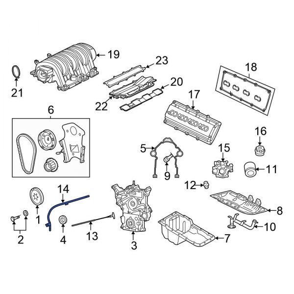 Engine Oil Dipstick Tube