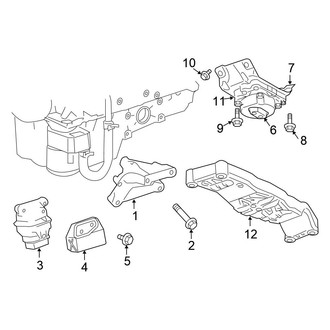 Chrysler OE - Engine & Transmission Mounting (AWD)