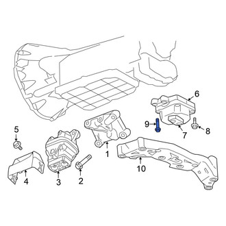 Chrysler OE - Automatic Transmission Mount Bolt