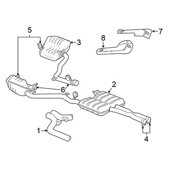 Chrysler OE - Exhaust System - Exhaust Components