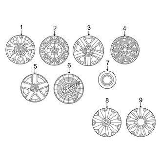 Chrysler OE - Wheels - Covers & Trim