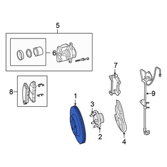 Chrysler OE - Front Disc Brake Rotor