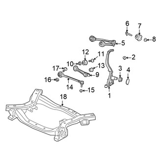Chrysler OE - Front Suspension - Suspension Components (RWD)