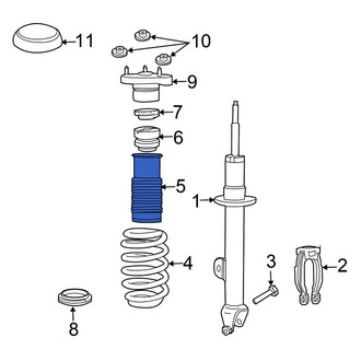 Chrysler OE - Front Suspension Strut Bellows
