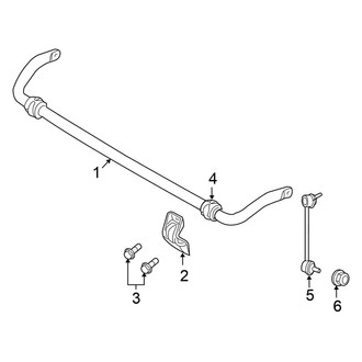 Chrysler OE - Front Suspension - Stabilizer Bar & Components (AWD)