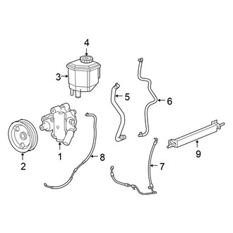 Chrysler OE - Steering Gear & Linkage - Pump & Hoses