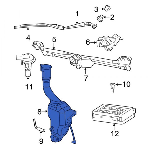 Washer Fluid Reservoir