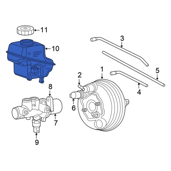 Brake Master Cylinder Reservoir