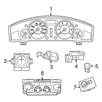 Chrysler OE - Instrument Panel - Cluster & Switches