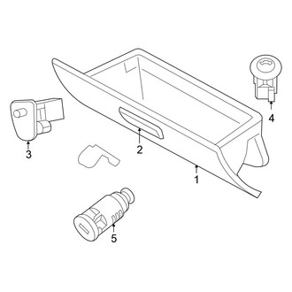 Chrysler OE - Instrument Panel - Glove Box