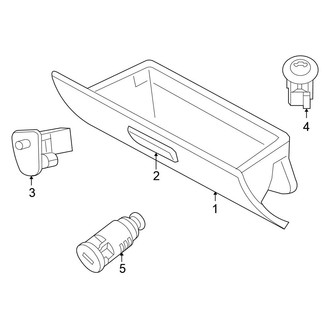 Chrysler OE - Instrument Panel - Glove Box
