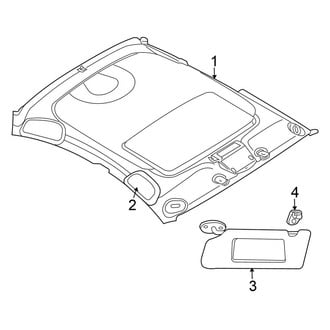 Chrysler OE - Roof - Interior Trim