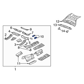 Chrysler OE - Center Floor Pan Bracket