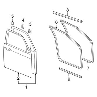 Chrysler OE - Front Door - Door & Components