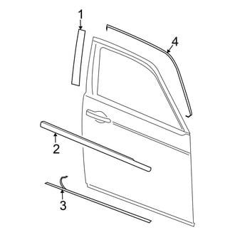 Chrysler OE - Front Door - Exterior Trim