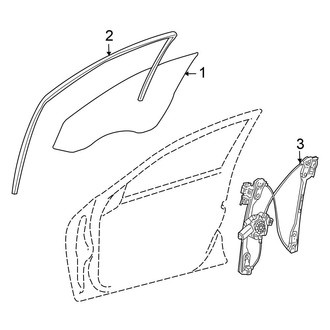Chrysler OE - Front Door - Glass & Hardware