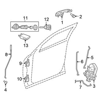 Chrysler OE - Front Door - Lock & Hardware