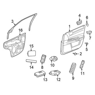 Chrysler OE - Front Door - Interior Trim