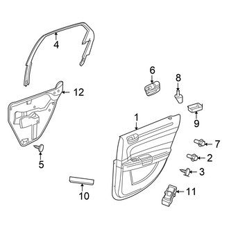Chrysler OE - Rear Door - Interior Trim