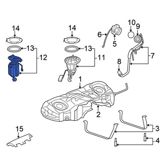 Chrysler OE - Left Electric Fuel Pump