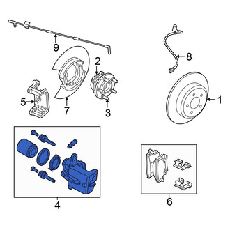 Chrysler OE - Front Left Disc Brake Caliper