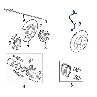 Chrysler OE - Rear Left Brake Hydraulic Hose
