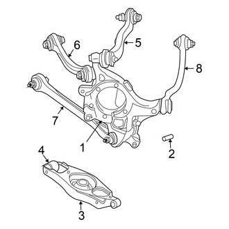 Chrysler OE - Rear Suspension - Suspension Components