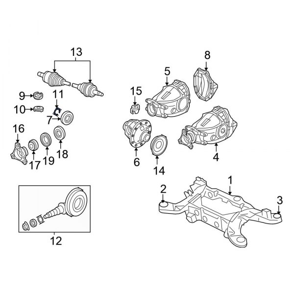 Chrysler OE 52111661AB CV Joint Clip