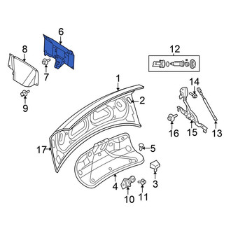 Chrysler OE - Rear Deck Lid Latch
