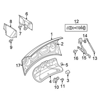Chrysler OE - Trunk Lid - Lid & Components