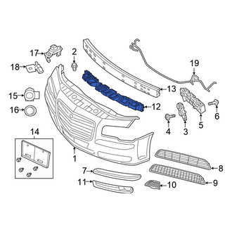 Chrysler OE - Front Bumper Impact Absorber