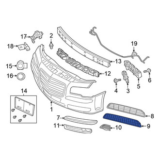 Chrysler OE - Front Lower Grille