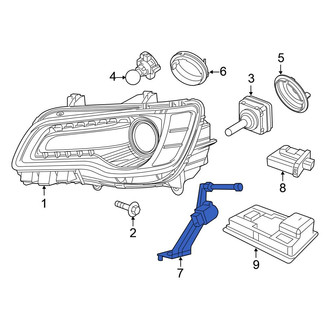 Chrysler OE - Front Forward Headlight Level Sensor